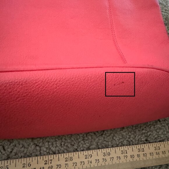 Michael Kors Bedford Coral Pebbled Leather Tote Handbag bundle of 4 purses - Picture 5 of 15